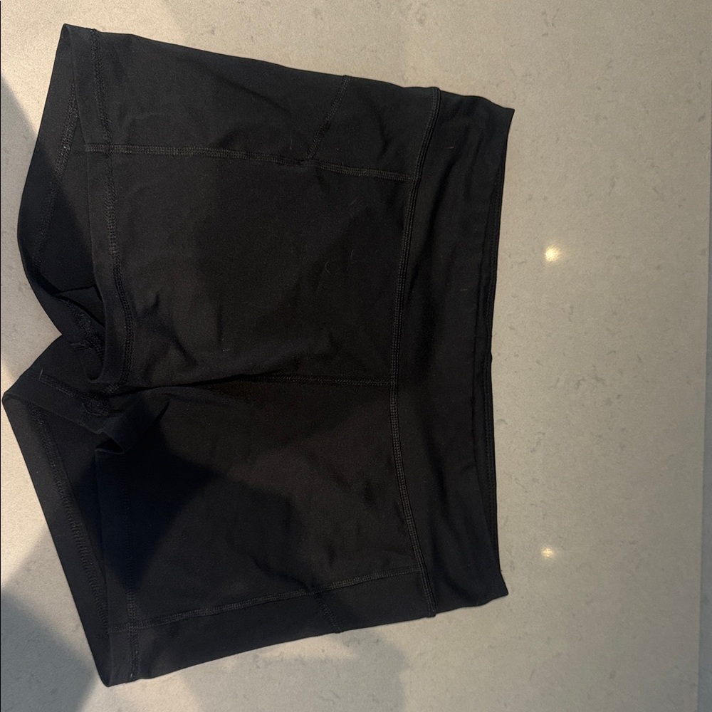 Women's Black Athletic Shorts